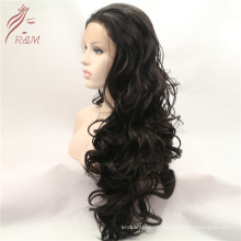 Wholesale High Quality Cheap Natural Heat Resistant Lace Front Synthetic Wig